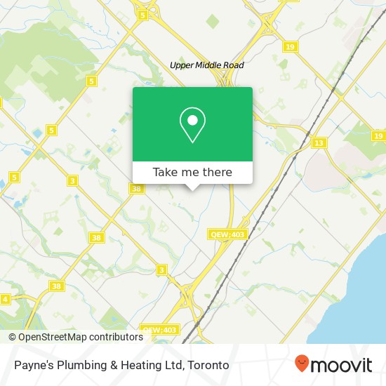 Payne's Plumbing & Heating Ltd map