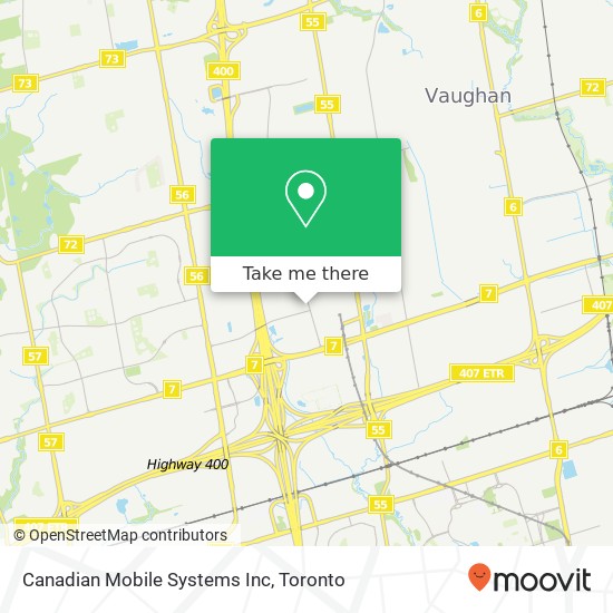 Canadian Mobile Systems Inc map