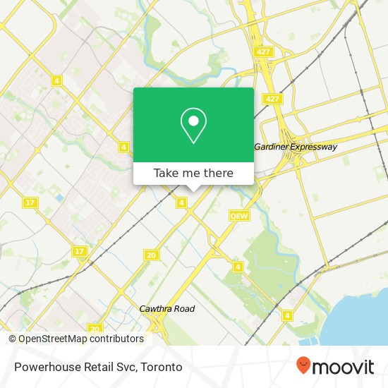 Powerhouse Retail Svc map