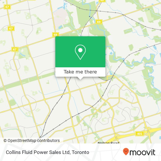 Collins Fluid Power Sales Ltd map