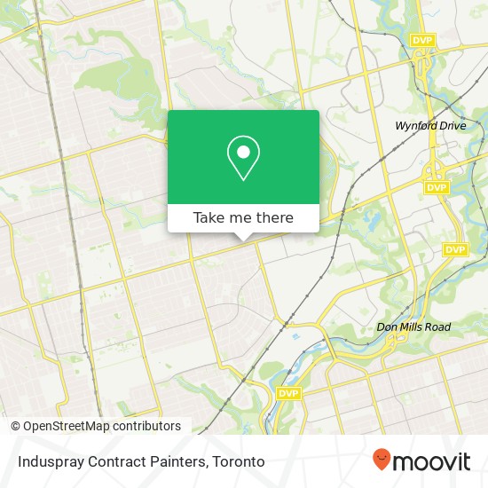 Induspray Contract Painters map