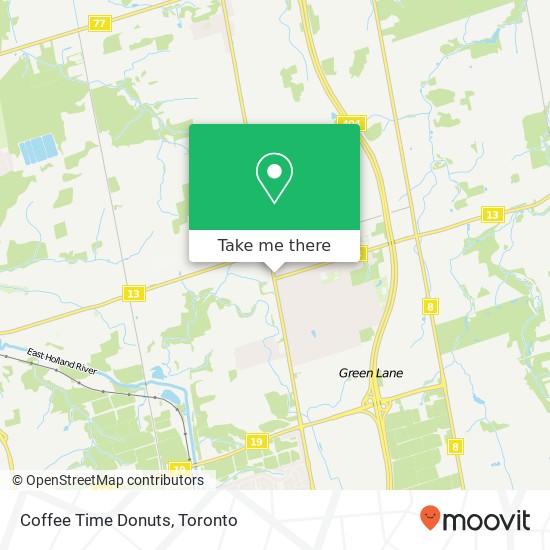 Coffee Time Donuts map