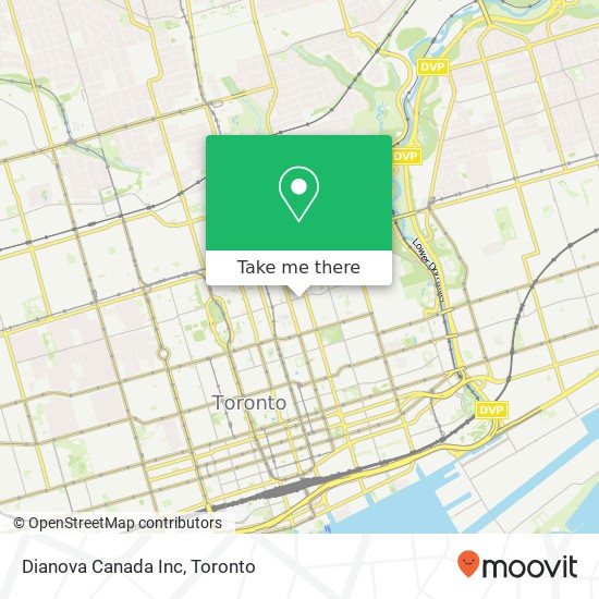 Dianova Canada Inc map