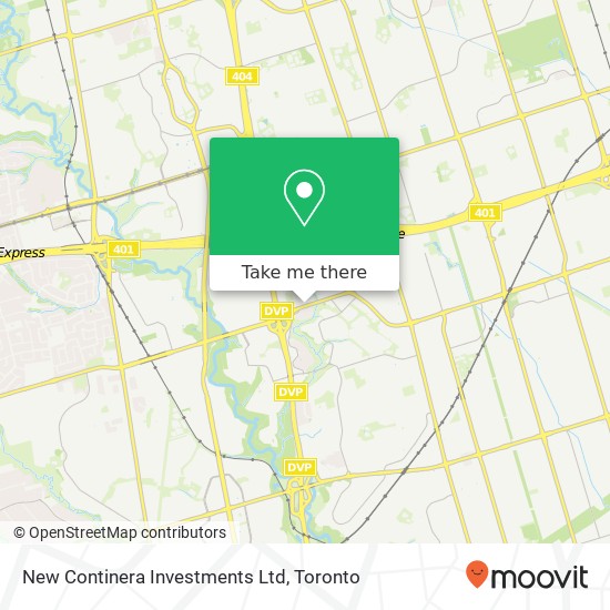 New Continera Investments Ltd map