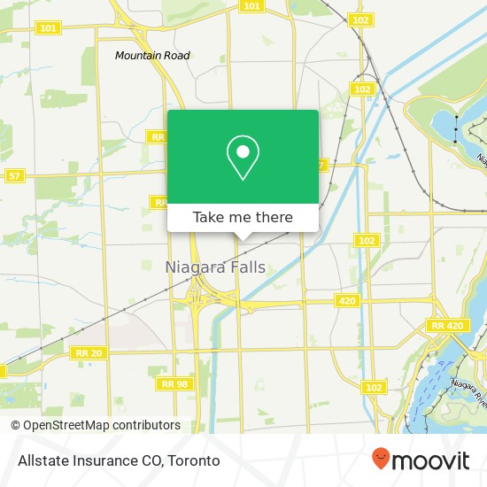 Allstate Insurance CO map