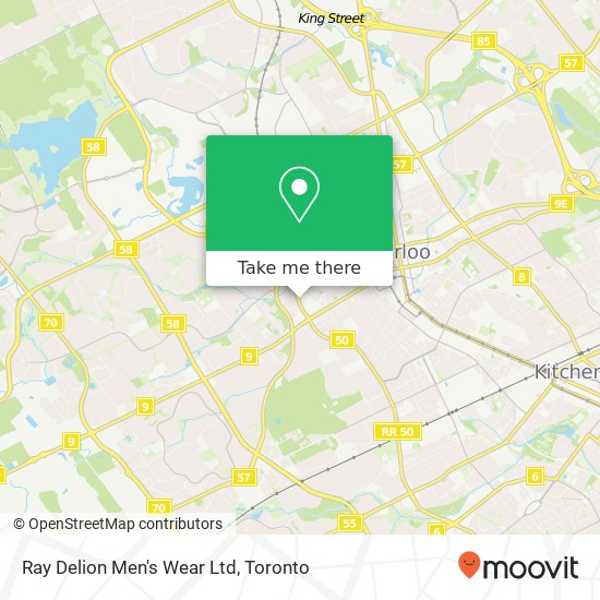 Ray Delion Men's Wear Ltd map