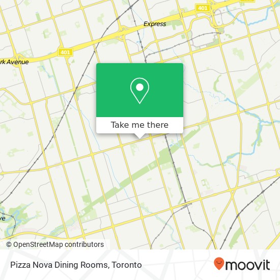 Pizza Nova Dining Rooms plan