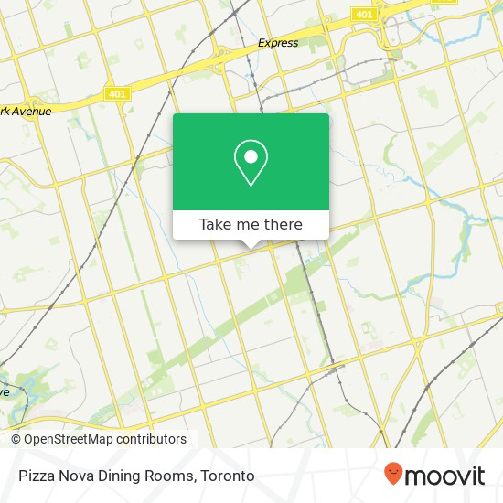 Pizza Nova Dining Rooms map