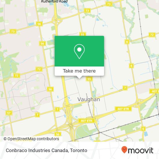 Conbraco Industries Canada map