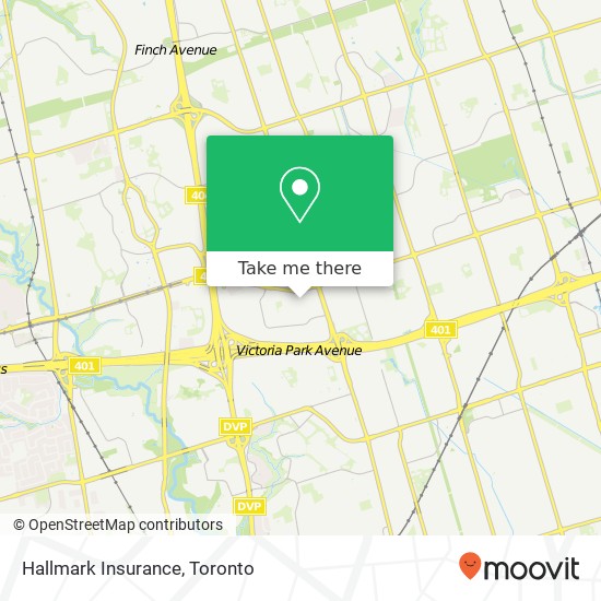 Hallmark Insurance map