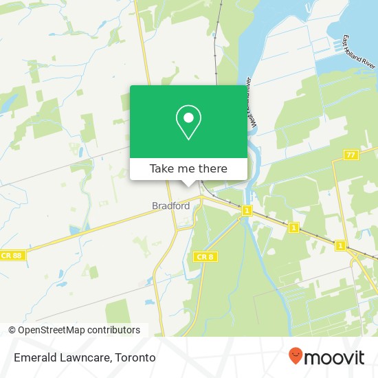 Emerald Lawncare map