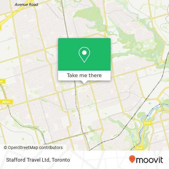 Stafford Travel Ltd map