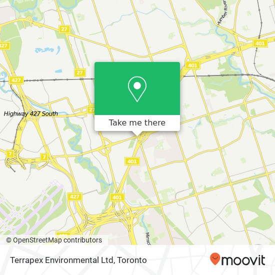 Terrapex Environmental Ltd map