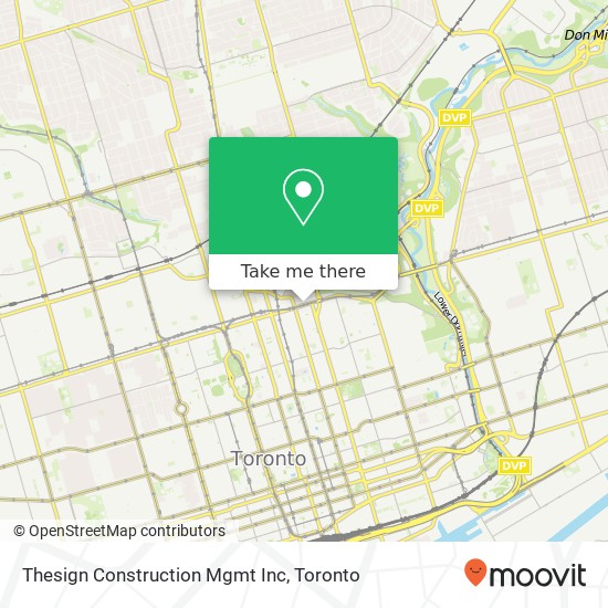 Thesign Construction Mgmt Inc map