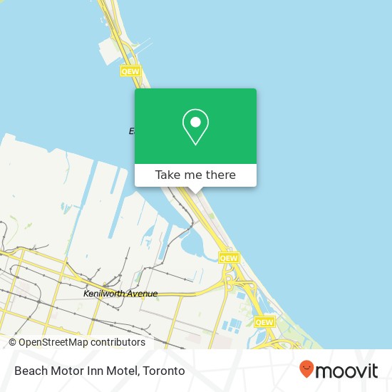 Beach Motor Inn Motel map