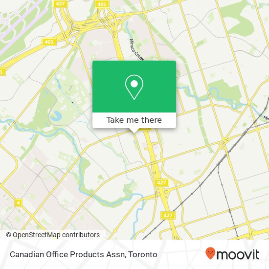 Canadian Office Products Assn map