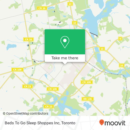 Beds To Go Sleep Shoppes Inc map