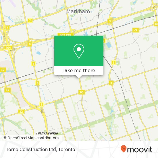 Torno Construction Ltd map