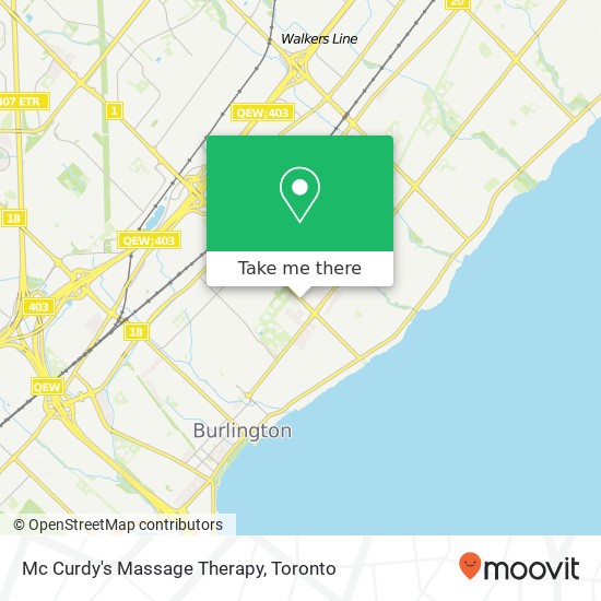 Mc Curdy's Massage Therapy map