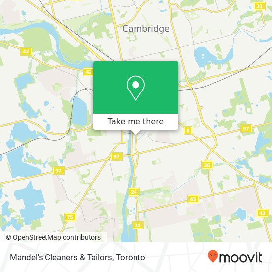 Mandel's Cleaners & Tailors map