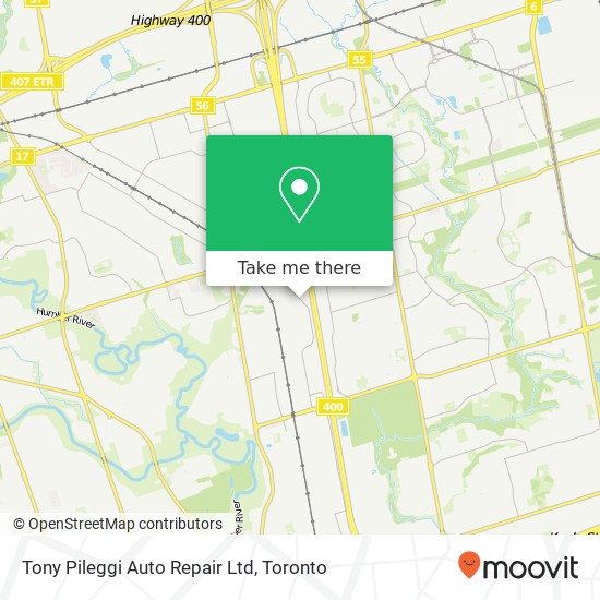 Tony Pileggi Auto Repair Ltd plan