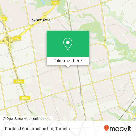 Portland Construction Ltd map