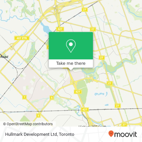 Hullmark Development Ltd map