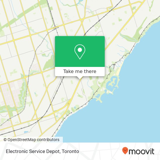 Electronic Service Depot map