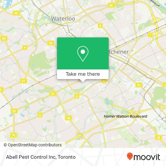 Abell Pest Control Inc map