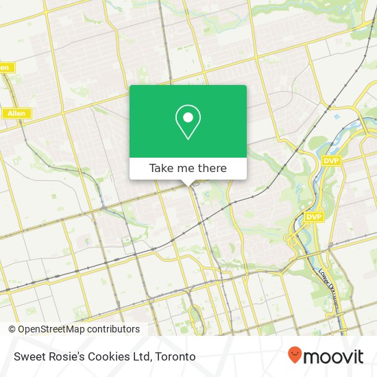 Sweet Rosie's Cookies Ltd map