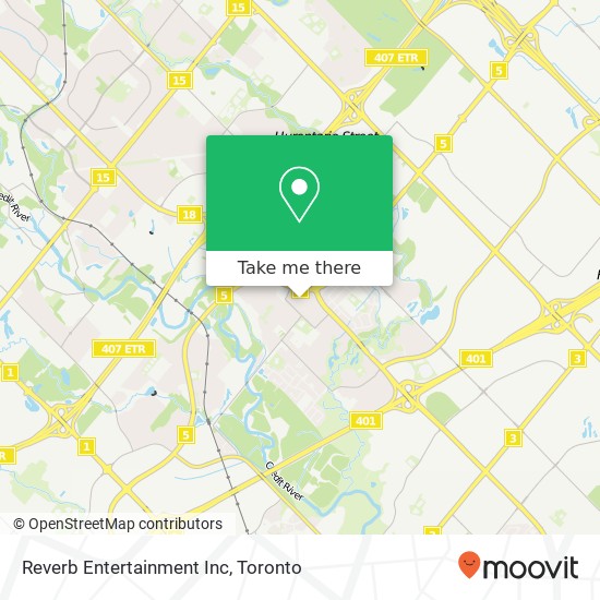 Reverb Entertainment Inc map