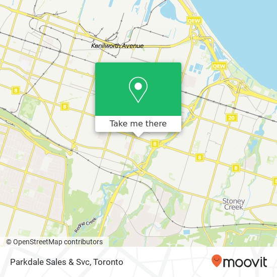 Parkdale Sales & Svc map