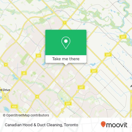 Canadian Hood & Duct Cleaning map