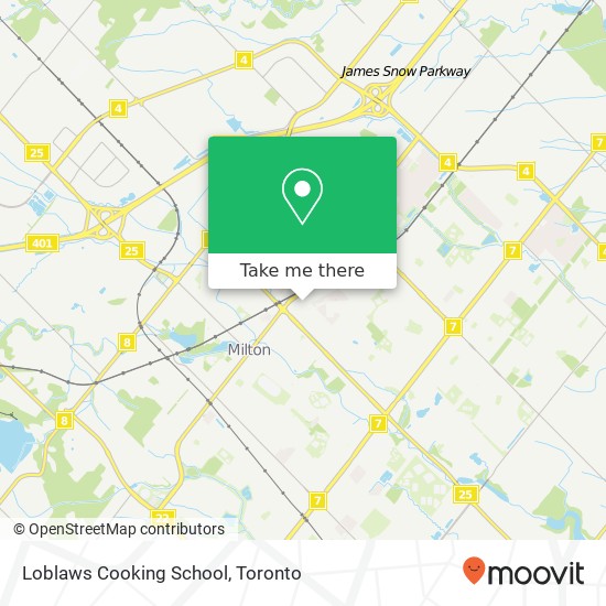 Loblaws Cooking School map