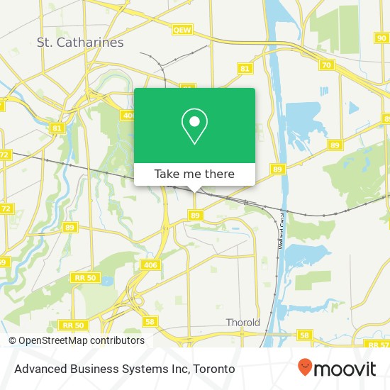 Advanced Business Systems Inc map