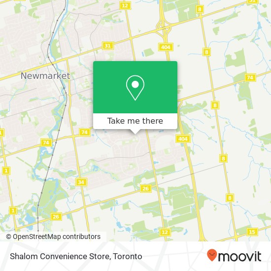 Shalom Convenience Store map