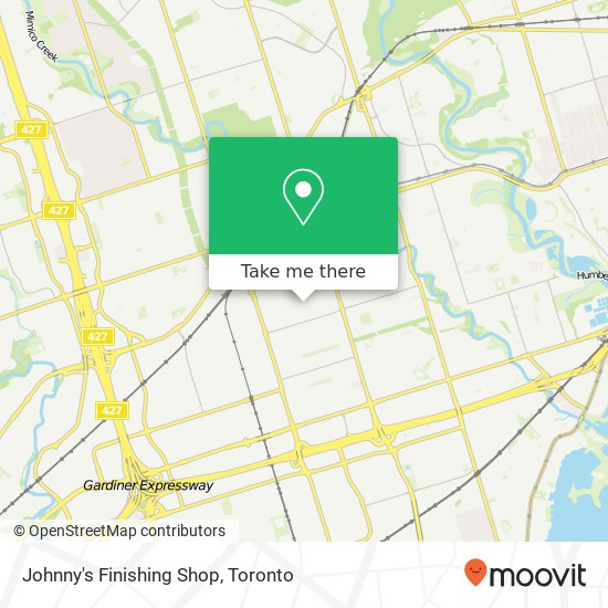 Johnny's Finishing Shop map