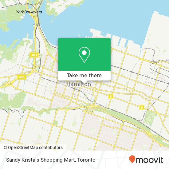 Sandy Kristals Shopping Mart map