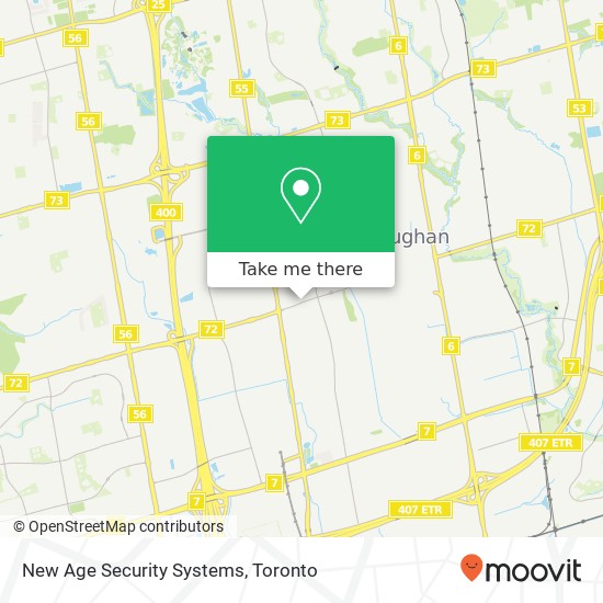 New Age Security Systems map