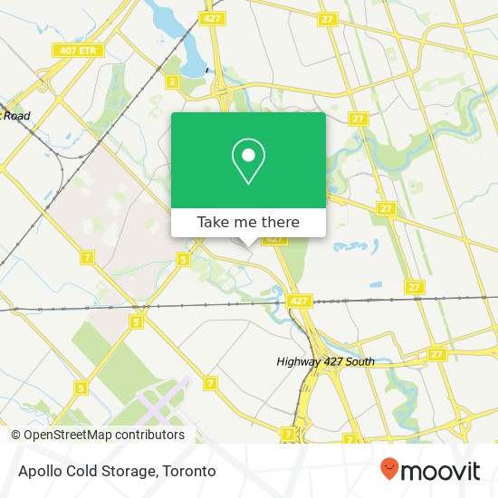 Apollo Cold Storage map