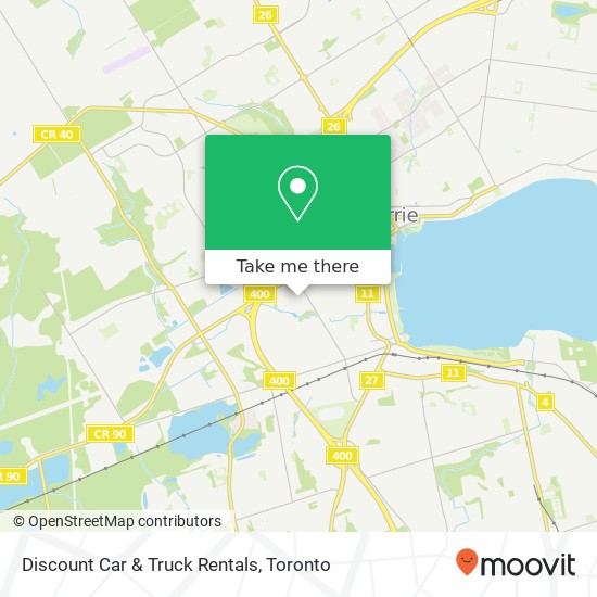 Discount Car & Truck Rentals map