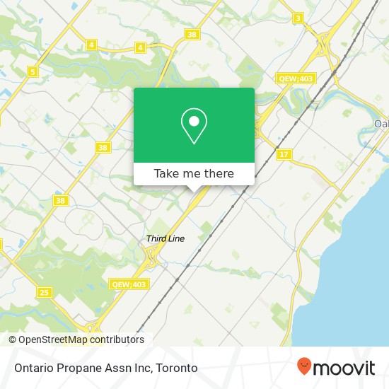 Ontario Propane Assn Inc map