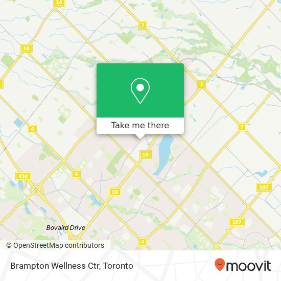 Brampton Wellness Ctr map