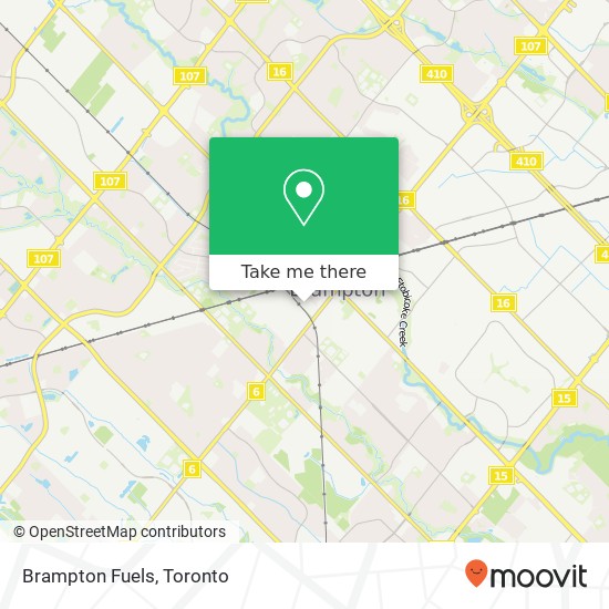 Brampton Fuels map