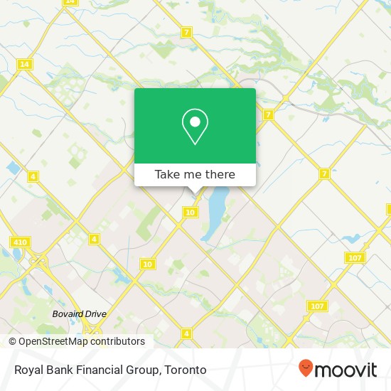 Royal Bank Financial Group map