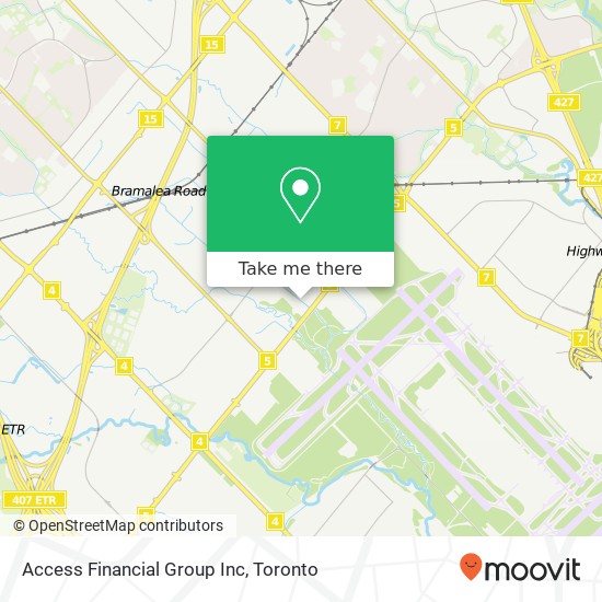 Access Financial Group Inc map