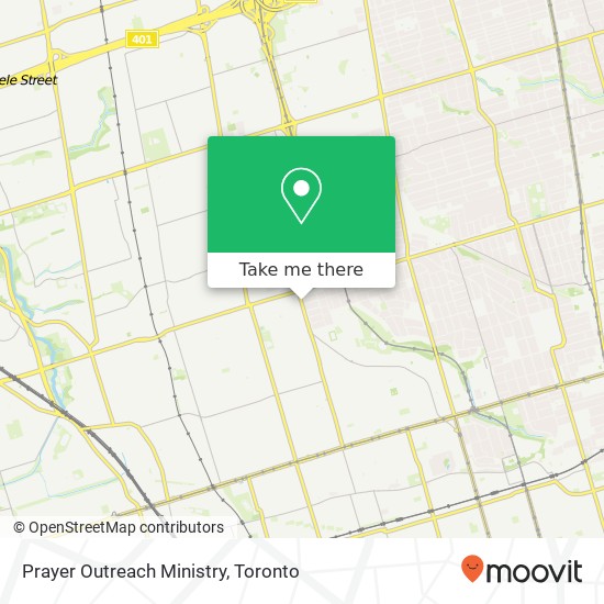 Prayer Outreach Ministry map