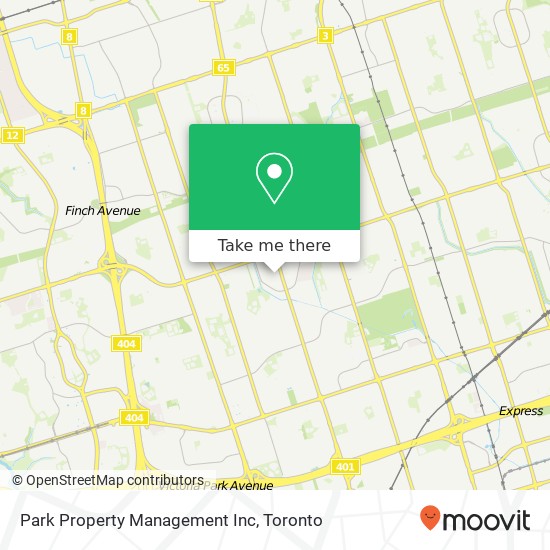 Park Property Management Inc map