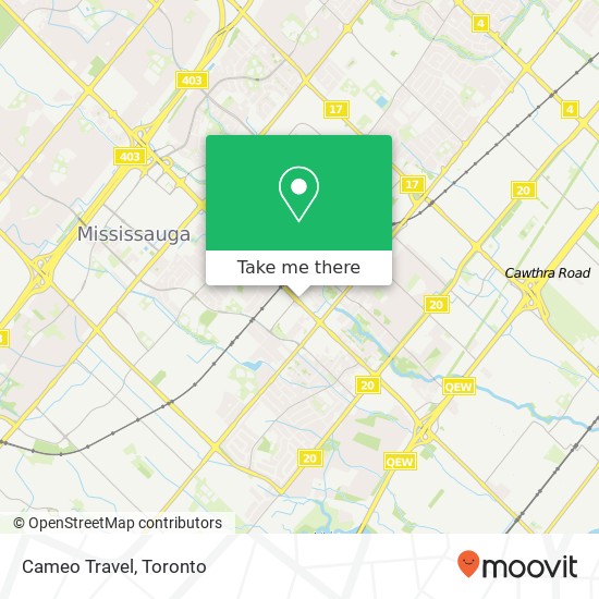 Cameo Travel map