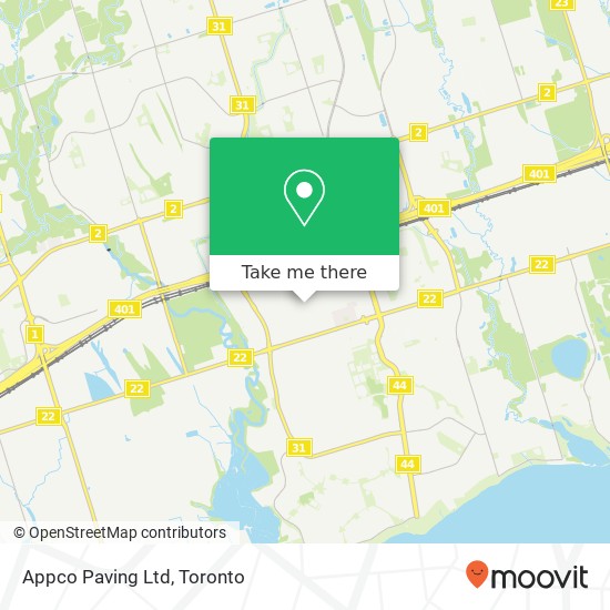 Appco Paving Ltd map